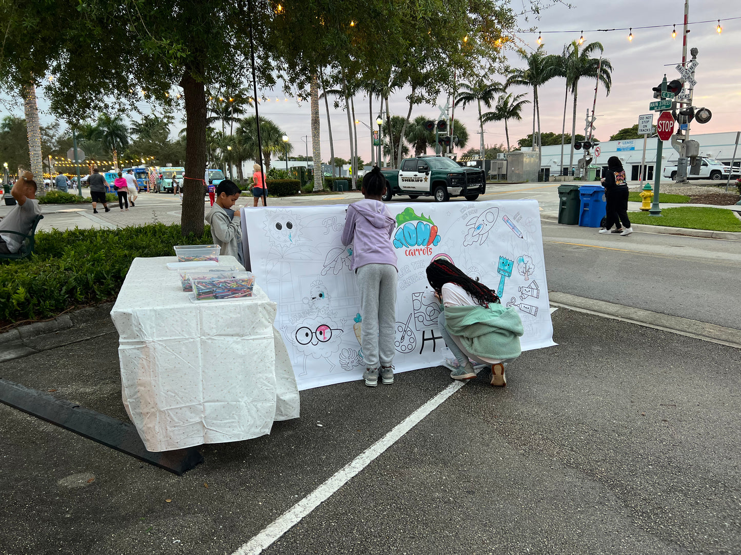 Custom Giant Coloring Wall Mural – Personalized Theme & Message