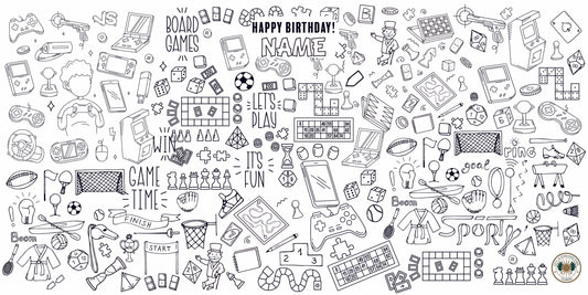 Game-On! Giant Coloring Wall