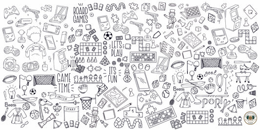Game-On! Giant Coloring Wall