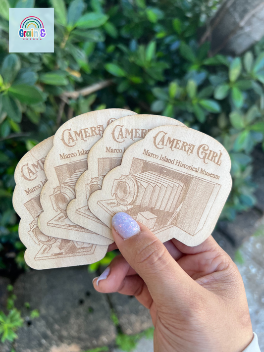 Custom Die-Cut Wood Stickers